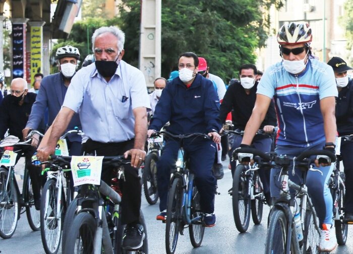 مراسم روز جهانی بدون خودرو در قزوین برگزار شد