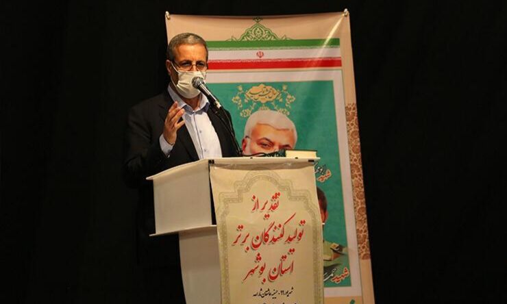 154 پروژه تولیدی در بوشهر پیشرفت بالای 60 درصد دارند