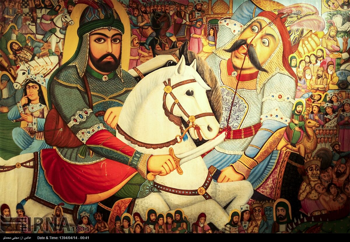 اعتلای نقاشی قهوه‌خانه‌ای با سبک و سیاق عباس بلوکی‌فر