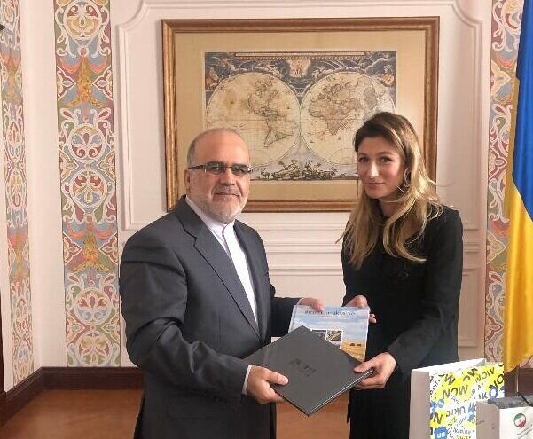 Iranian envoy, Ukrainian dy FM review ways to boost cooperation