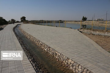 Historical swimming pool in northern Iran