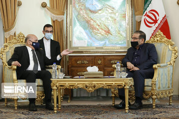 Iraqi FM meets with Secretary of Iran's Supreme National Security Council (SNSC)