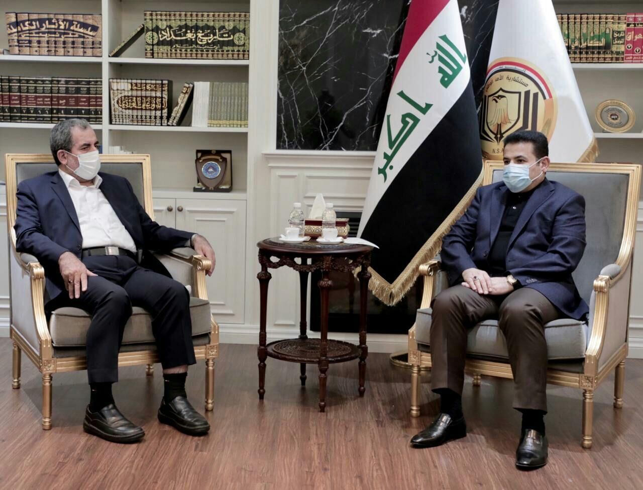 معاون ستاد کل نیروهای مسلح ایران با مشاور امنیت ملی عراق دیدار کرد