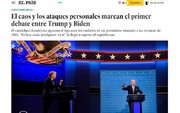 روایت رسانه‌های اسپانیایی از نخستین مناظره انتخاباتی آمریکا