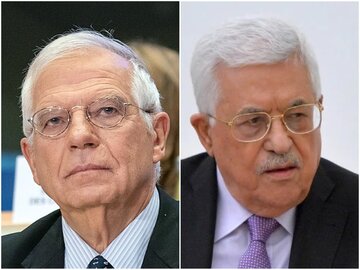 گفت‌وگوی مسئول سیاست خارجی اتحادیه اروپا و محمود عباس درباره روند سازش
