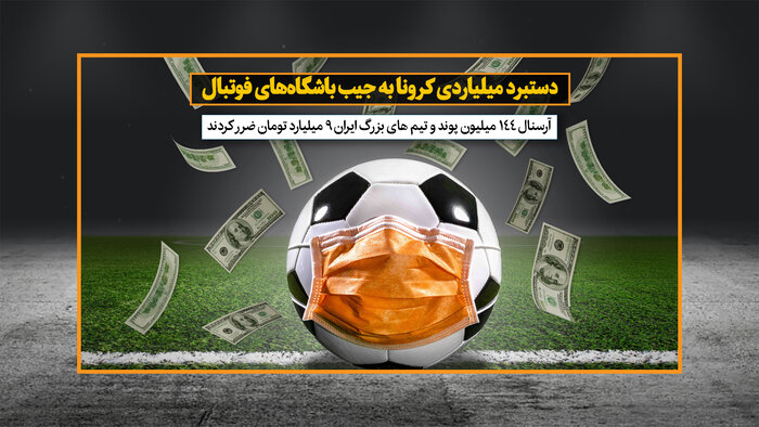 دستبرد میلیاردی کرونا به جیب باشگاه‌های فوتبال