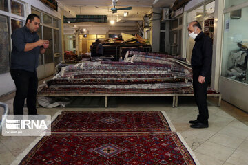 Iranian carpet shopping center in Tehran