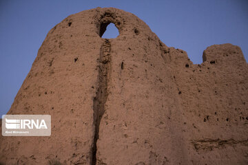 Historical No-w Kalat-e Castle in central north Iran