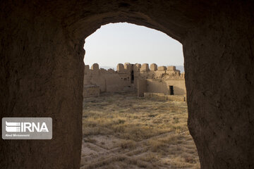 Historical No-w Kalat-e Castle in central north Iran