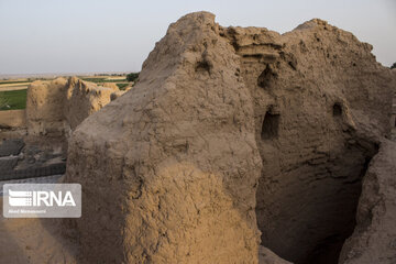 Historical No-w Kalat-e Castle in central north Iran