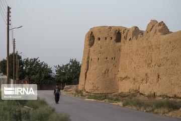 Historical No-w Kalat-e Castle in central north Iran