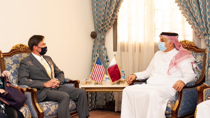 وزیر دفاع آمریکا با همتای قطری خود دیدار کرد