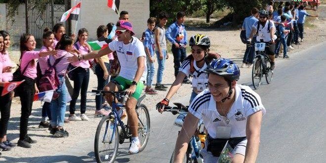 برگزاری مسابقات دوچرخه سواری جاده برای اولین بار در سوریه