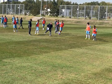 برگزاری نخستین تمرین تیم ملی فوتبال در تاشکند