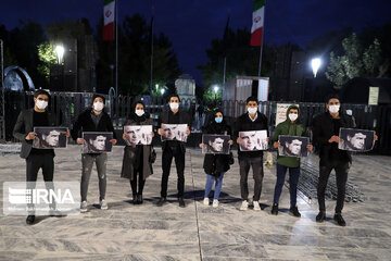 Many fans of Mohammad- Reza Shajarian gathered in Tomb of Ferdowsi