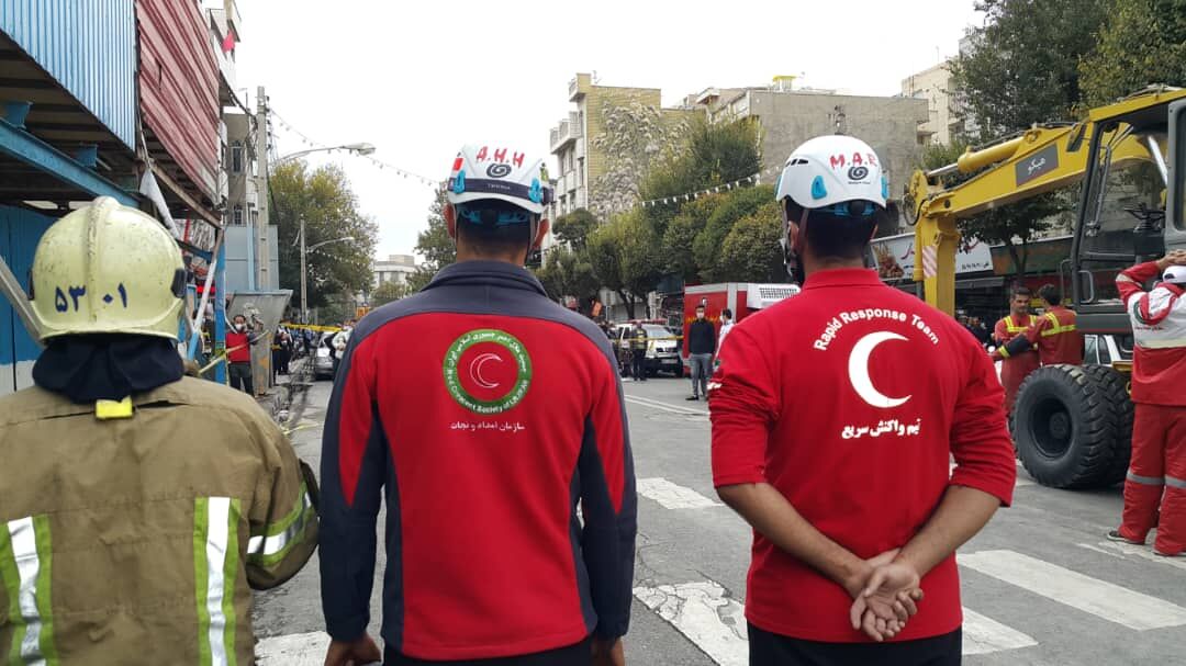 ریزش مرگبار یک پروژه عمرانی در تهران