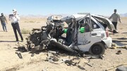 حادثه رانندگی در جاده بافق به زرند کرمان، هشت کشته بر جا گذاشت
