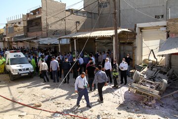 انفجار گاز عامری اهواز