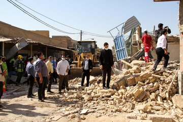 انفجار گاز عامری اهواز