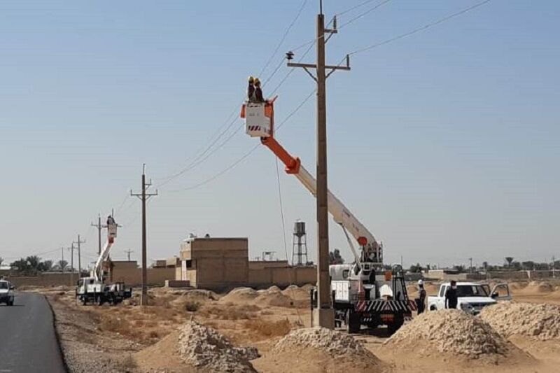 تعمیرات پیشگیرانه پایداری شبکه برق شادگان انجام شد