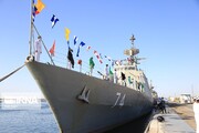 عودة أسطول تابع للجيش الايراني من رحلته في خليج عدن