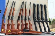 ۱۵ قبضه اسلحه شکاری غیرمجاز در مهاباد کشف شد