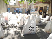 حقوقدانان بسیجی کرمانشاه ۱۲۰ بسته حمایتی بین نیازمندان توزیع کردند