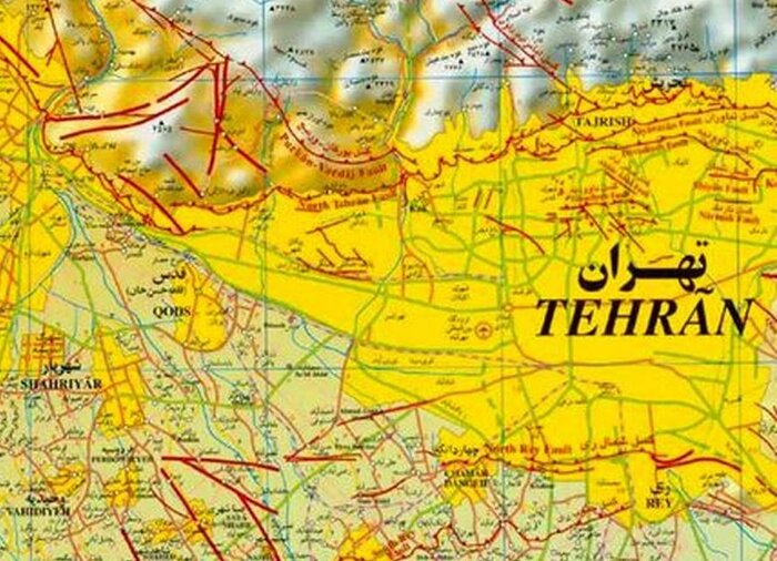 سند پهنههای گسلی شهر تهران تدوین شد