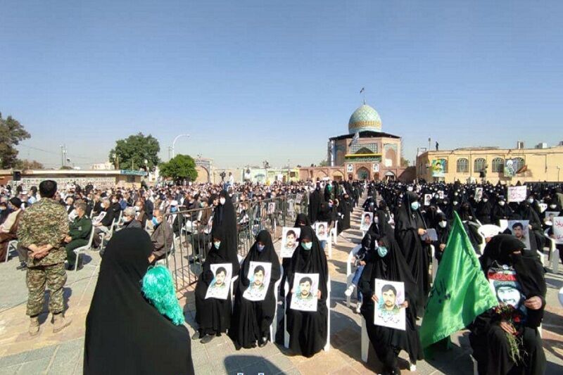 مراسم گرامیداشت شهید شیری در گلزار شهدای قزوین برگزار شد