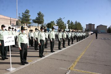 صبحگاه مشترک نیروی انتظامی -سمنان