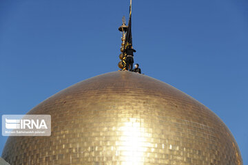 Different image of Imam Reza (AS) holy shrine after two Shia mourning months