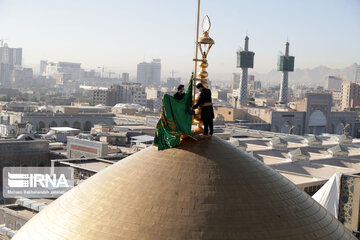 Different image of Imam Reza (AS) holy shrine after two Shia mourning months