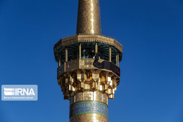 Different image of Imam Reza (AS) holy shrine after two Shia mourning months