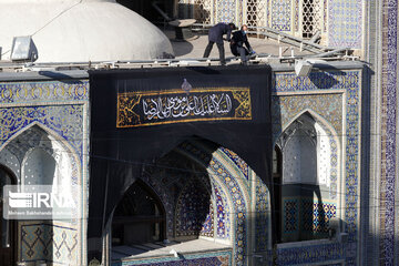 Different image of Imam Reza (AS) holy shrine after two Shia mourning months