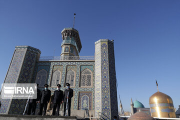 Different image of Imam Reza (AS) holy shrine after two Shia mourning months