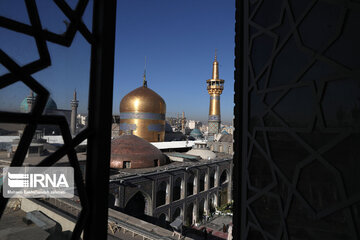 Different image of Imam Reza (AS) holy shrine after two Shia mourning months