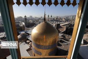 Different image of Imam Reza (AS) holy shrine after two Shia mourning months