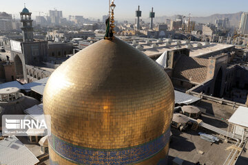 Different image of Imam Reza (AS) holy shrine after two Shia mourning months