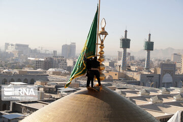 Different image of Imam Reza (AS) holy shrine after two Shia mourning months