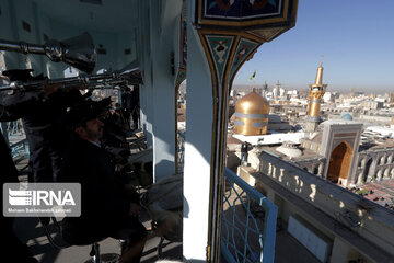 Different image of Imam Reza (AS) holy shrine after two Shia mourning months