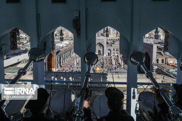 Different image of Imam Reza (AS) holy shrine after two Shia mourning months