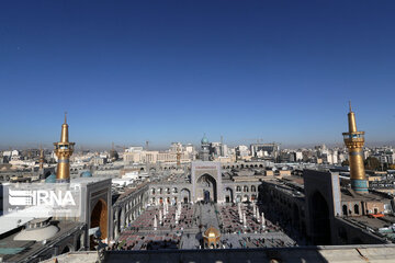 Different image of Imam Reza (AS) holy shrine after two Shia mourning months