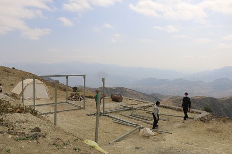 جابجایی ساکنان روستای در معرض رانش کرکسر