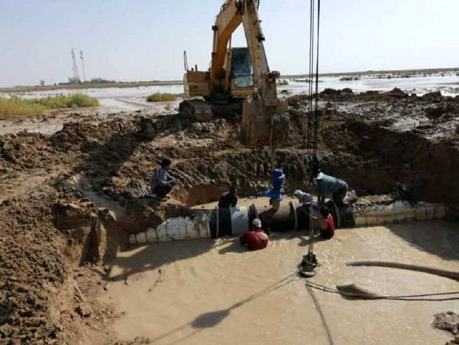 مشکل قطع آب آشامیدنی شهر مرزی اروندکنار برطرف شد