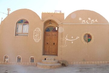 Historic district of a tourist attraction village in central Iran