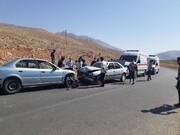تصادف در محور نهاوند _ نورآباد یک کشته برجا گذاشت