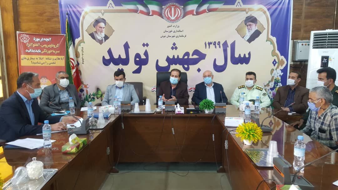 فرماندار شوش: فعالیت کارگاه‌های تولید ماسک از سرگرفته شود