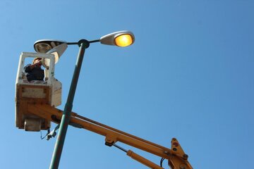 ۴۵۰ دستگاه کلاهک روشنایی معابر در پهنه شمالی شهر زاهدان اصلاح و ایجاد شد