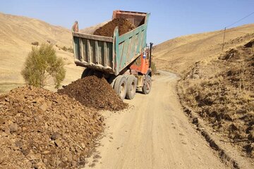 تداوم اجرای طرح «ابرار» در راه‌های روستایی مهاباد