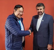 تاکید برتوسعه همکاریهای دوجانبه تهران و لاپاز در دیدارسفیر ایران و رئیس جمهور بولیوی 